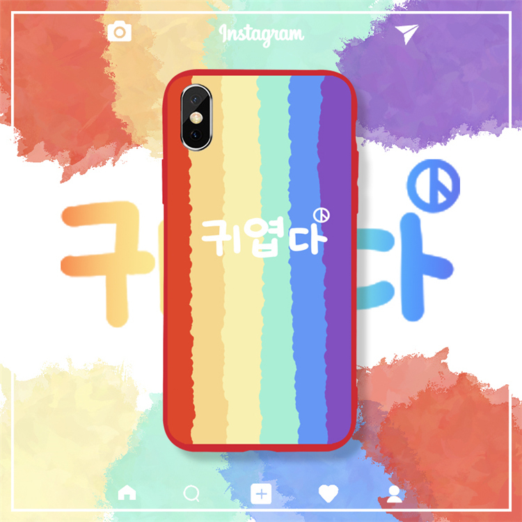 ins可爱女孩适用苹果12手机壳7/8plus男iphone11女5s xr 卡通iphonex 6s 6plus xs max套11/12pro/Max软壳se2 - 图2