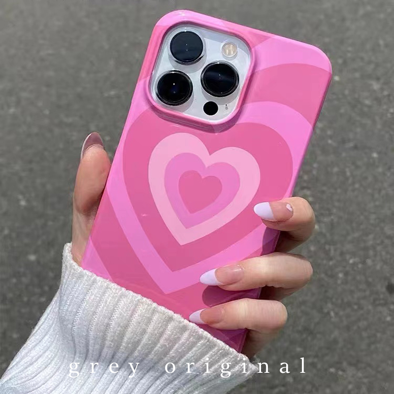 龙龙数码配件专营店ins甜美粉色少女爱心XR适用iPhone12手机壳苹果13Pro Max软11壳7/8plus高级感xs/max苹果13的女款11保护套se22