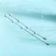 Nghệ thuật mới Little Fresh Mother Pearl Pearl Thiết kế tách rời S925 Sterling Silver Anklet Phụ kiện mùa hè Nữ - Vòng chân lắc chân nữ nhật bản Vòng chân