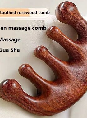 New Wooden Massage Wood Massager Comb Scalp Head Oil Massage