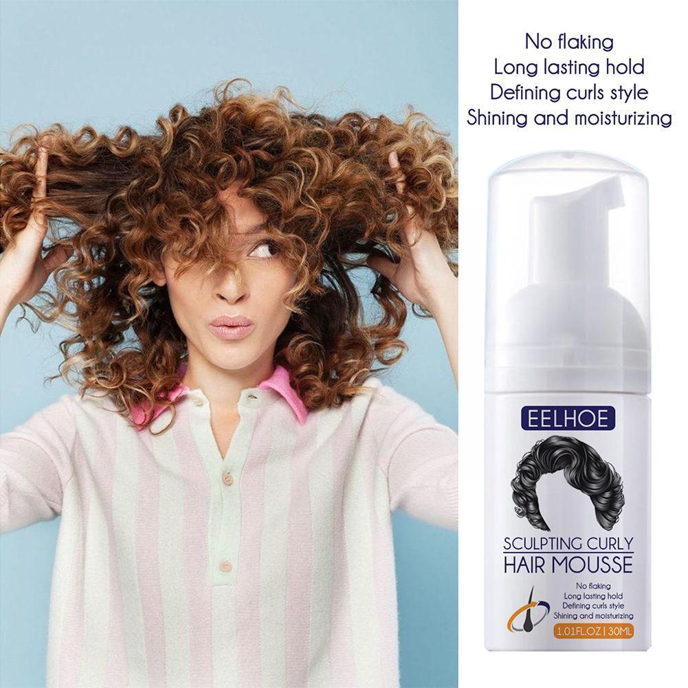 Hair Curl Mousse Natural Curl Boost Sculpting Hair Bounce Cr - 图3