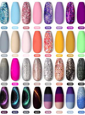 7ML Gel Nail Polish Colorful Glitter UV Nail Gel Vernis Semi