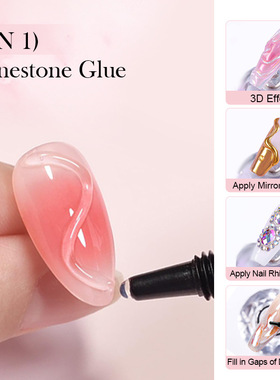 3d Modeling Glue Nail Art Elastic Viscose Diamond Free Filli