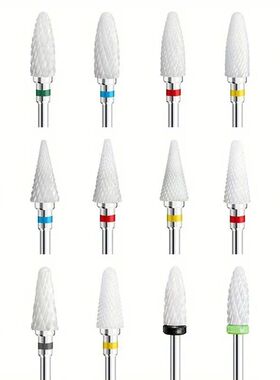 1Pcs Ceramic Milling Cutter Nail Drill Bits Electric Manicur