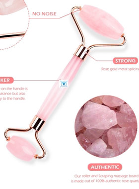 Quartz Jade Roller Heart Guasha Scraping Board Slimming Face