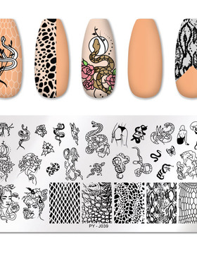 Nail Stamping Plates Line Pictures Nail Art Plate Stainless
