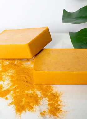 100g Turmeric Hand Made Soap, Lemon Kojic Acid Soap, Shower