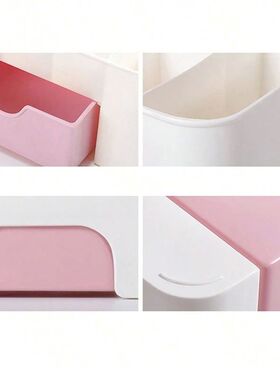 Nail Storage Box Plastic Drawer Style Easy to Clean Desktop