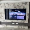 Background wall stainless steel TV niche embedded customization