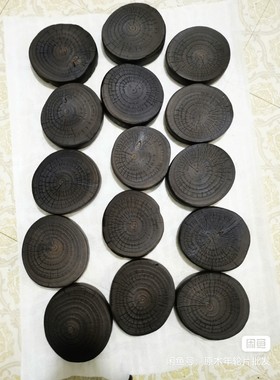 碳化香樟木墩实木底座装饰摆件椅凳架子火炉茶壶底座