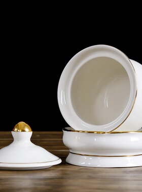 陶瓷供水杯供奉佛堂摆件