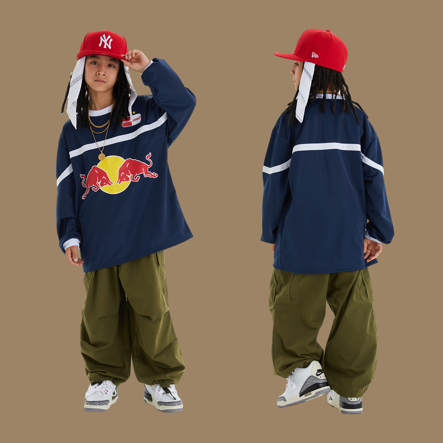 儿童街舞演出服潮服嘻哈潮牌童装男女童酷帅炸街套装少儿hiphop