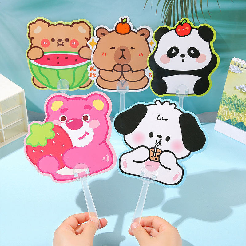 卡通动物异形扇便携夏季清凉扇子幼儿园儿童奖励小礼物学生小礼品