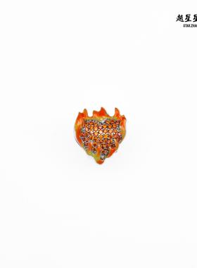 赵星星珠宝行珠宝定制emoji吊坠鞋扣满钻珐琅工艺