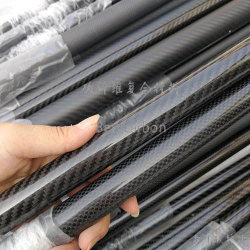 进口碳卷管14X12 14X8 14X6碳纤维管材 碳纤维管 碳管 高强度精密 - 图0