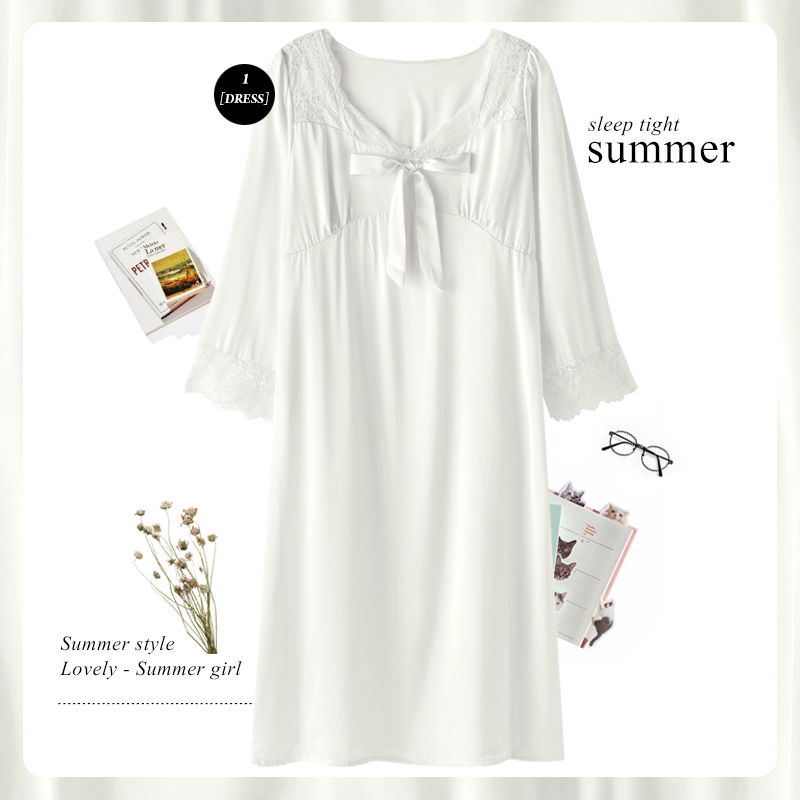 乐姿梦旗舰店乐姿梦情侣睡衣女冰丝性感睡裙春秋季纯色洋气高级感丝绸男士套装2