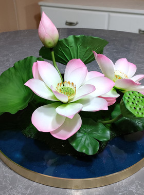 饭店圆桌餐桌电动转盘荷花酒店餐