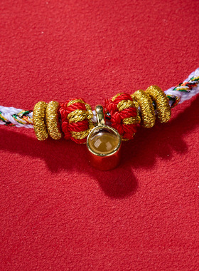 2026马年男女红绳本命佛投影石楞严咒六字真言十二生肖守护神手绳