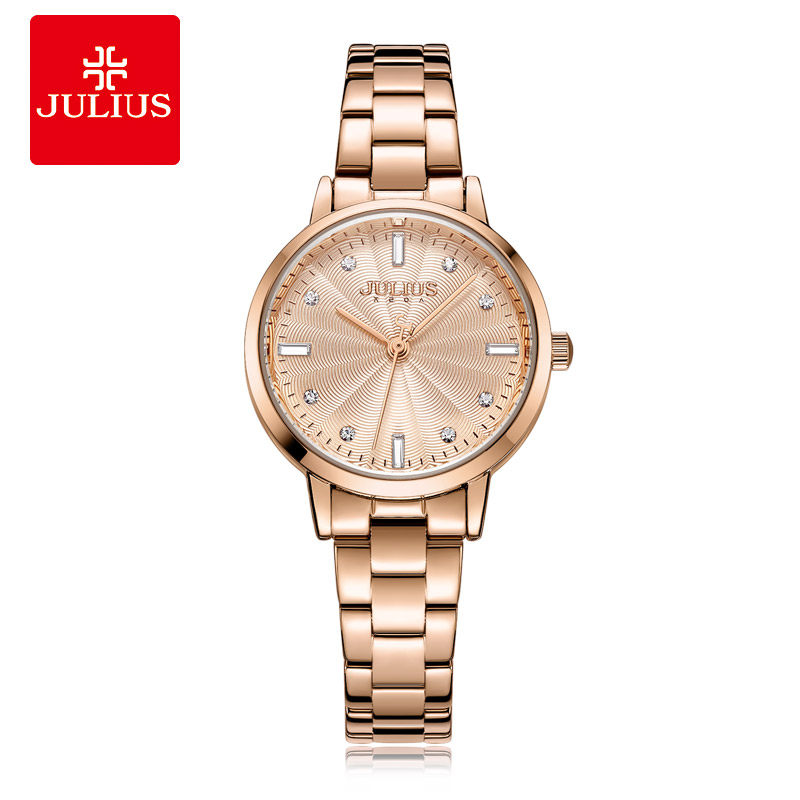 聚利时旗舰店韩版锆石优雅正品女表 聚利时日韩腕表