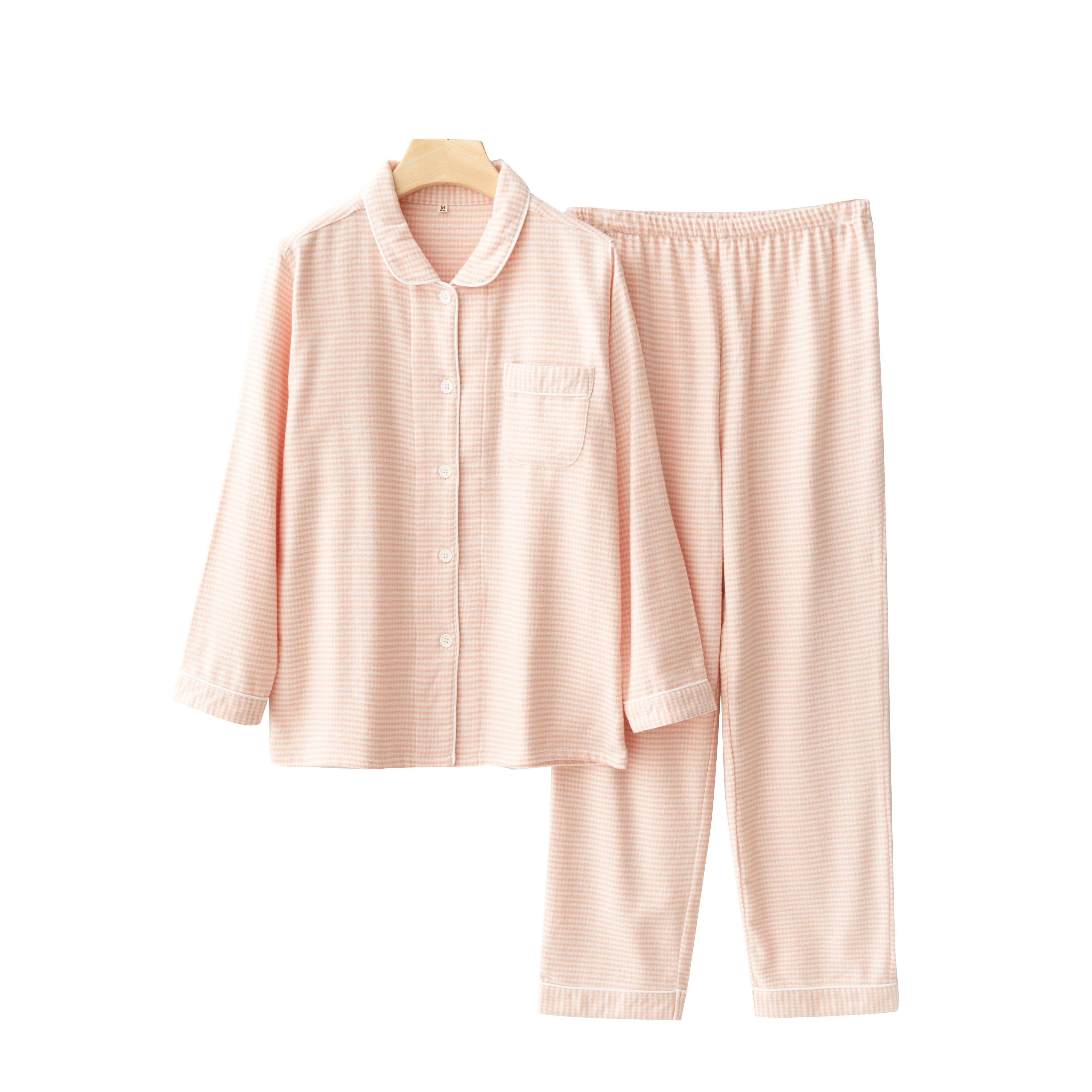 日系情侣睡衣秋冬季纯棉磨毛绒布套装女士翻领男长袖长裤家居服,淘宝优惠券,粉丝福利购,淘宝优惠卷