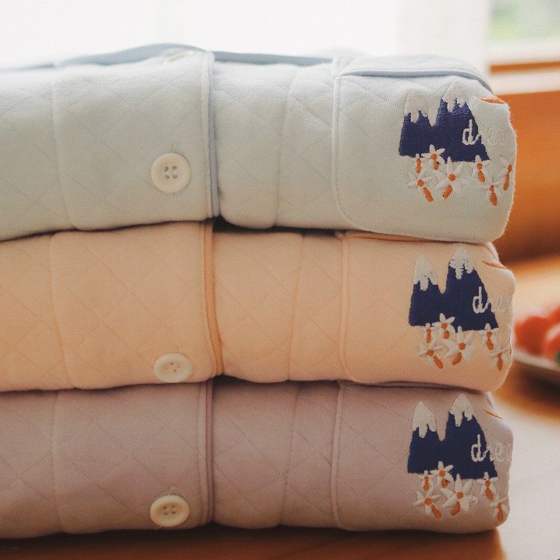 情侣睡衣男女纯棉秋冬韩版加厚三层保暖薄夹棉空气棉春秋家居服,淘宝优惠券,粉丝福利购,淘宝优惠卷