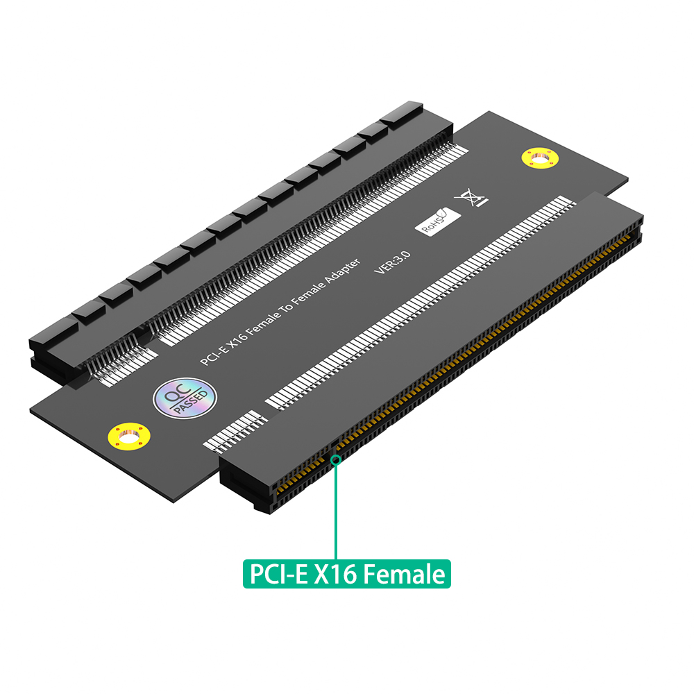 PCI-E3.0 16X 母对母转接卡 PCIE 3.0 公对公扩展卡 - 图2