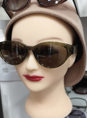 个性潮猫形欧美宽边偏光太阳眼镜女墨镜网红素颜复古摩登防紫外线