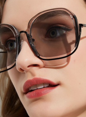 大脸百搭开车浅色太阳镜