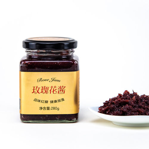 【280g】玫瑰花酱·玻璃瓶 - 图0