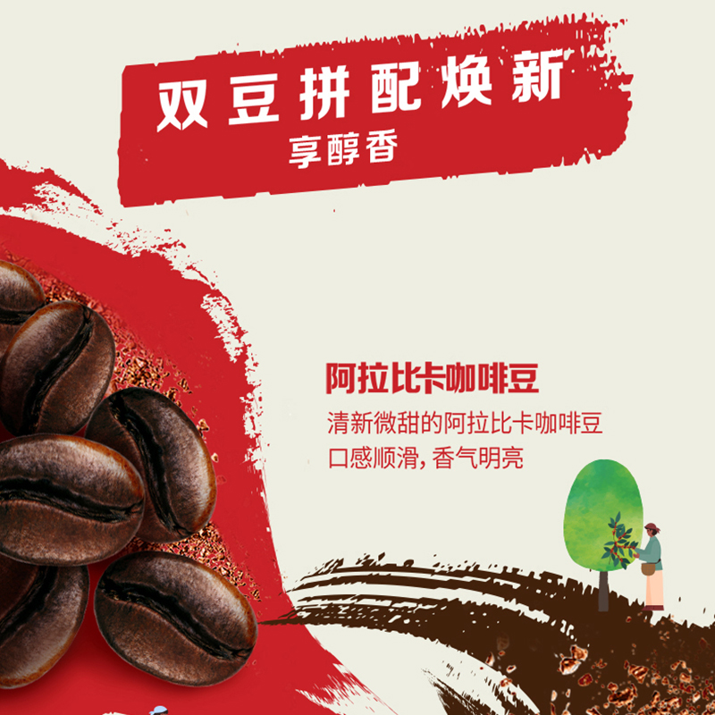 Nestle雀巢咖啡条装特浓三合一速溶咖啡粉原味奶香味散装提神旗舰 - 图2