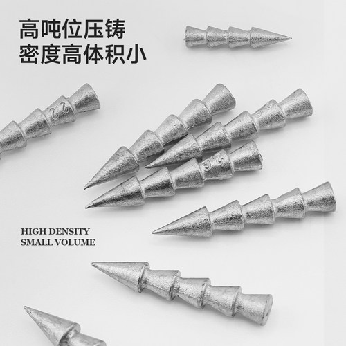 钓之猪路亚合金插铅neko钓组倒钓无铅土豆面条虫软饵黑坑鲈鱼配件 - 图2