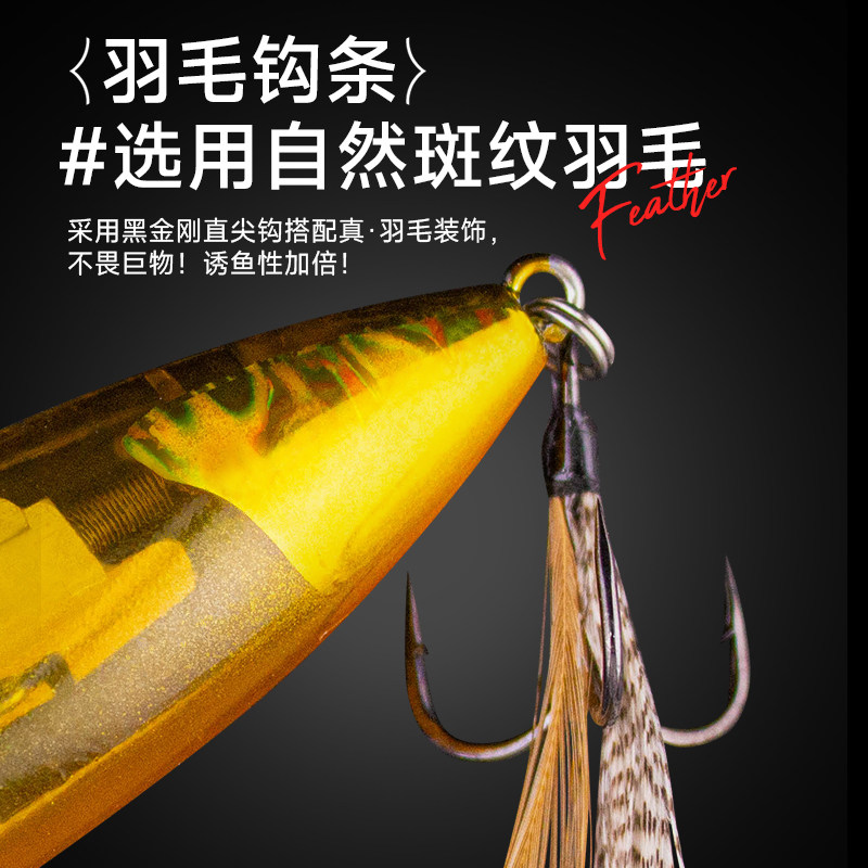 钓之猪路亚饵闪光波爬浮水远投水面系之字狗翘嘴鱤鱼鲈鱼黑鱼假饵,淘宝优惠券,粉丝福利购,淘宝优惠卷