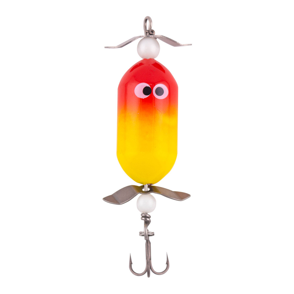 钓之猪路亚饵木质拖拉机微物带双螺旋桨水面系浮水钓翘嘴鲈鱼假饵,淘宝优惠券,粉丝福利购,淘宝优惠卷