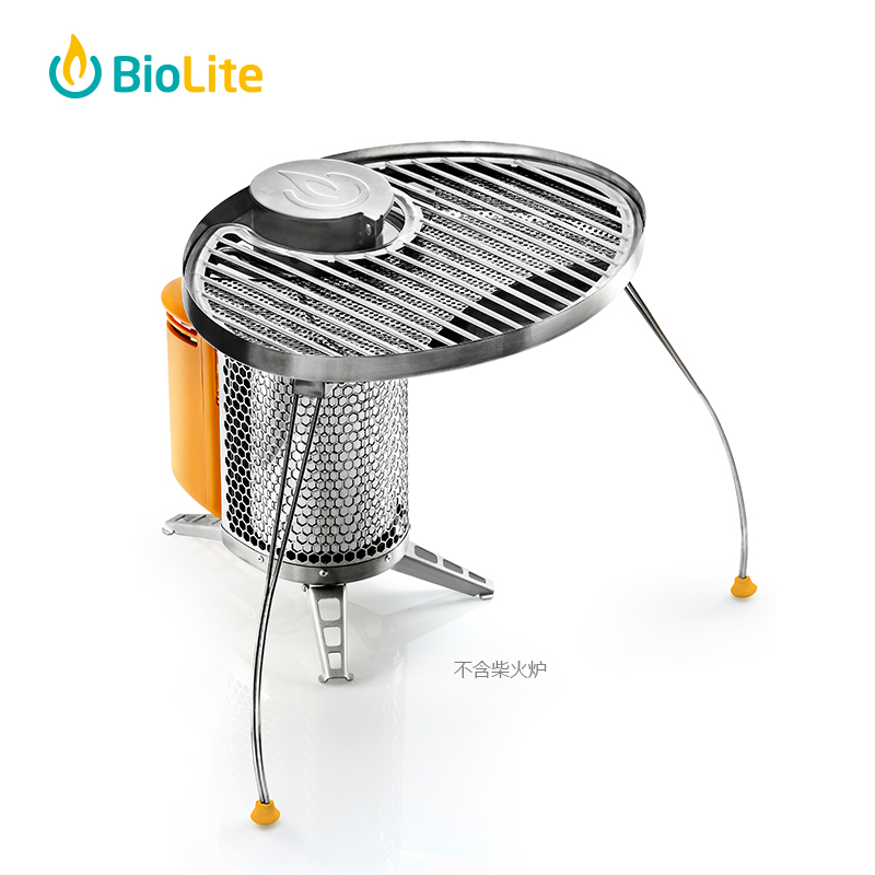 BioLite Portable Grill户外不锈钢便携式柴火炉木炭炉烤架烤炉架 - 图1