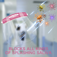 Isolation and epidemic prevention products for medical and nursing children's full face protective mask transparent anti fog anti droplet goggles