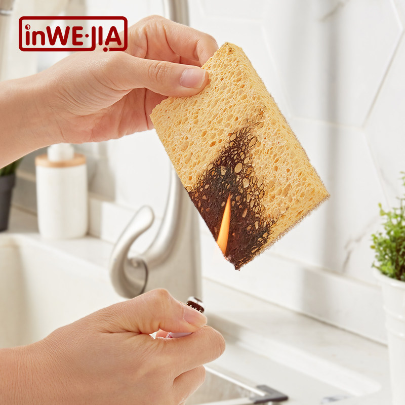 木浆棉洗碗厨房用海绵擦清洁洗碗布 inwejia百洁布