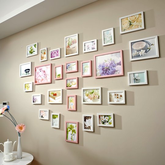 免打孔照片墙装饰客厅创意组合相框挂墙墙壁相片墙相册画框展示墙