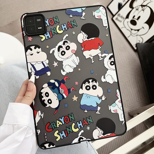 新款小米平板7保护套5pro轻薄pad6Spro硬壳12.4防弯红米SE卡通11英寸可爱6单后壳五代适用六11.2亚克力防摔 - 图3