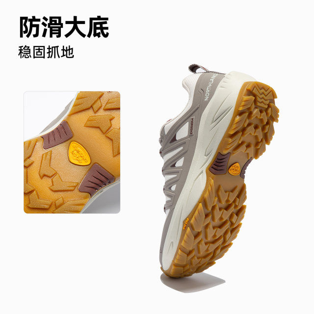 商场同款诺诗兰低邦徒步鞋女士户外三防轻便防滑运动鞋NLSGH2101S