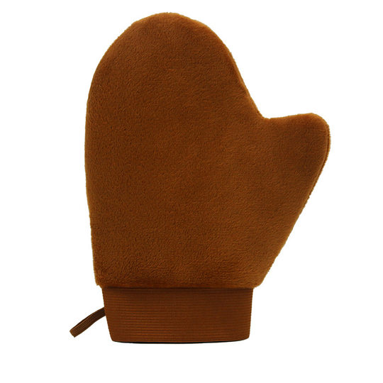 Flocked gloves application artifact oil massage body oil milk tanning deep cleansing powder puff