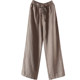 ພາກຮຽນ spring ແລະ summer linen ເຢັນ lengthened pants ຊື່ສໍາລັບແມ່ຍິງ