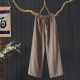 ພາກຮຽນ spring ແລະ summer linen ເຢັນ lengthened pants ຊື່ສໍາລັບແມ່ຍິງ