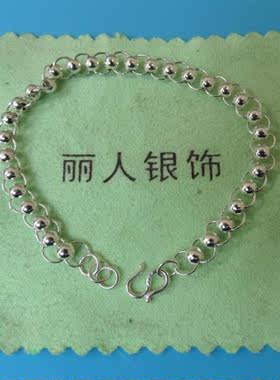 转运珠足银风铃手链新款包邮