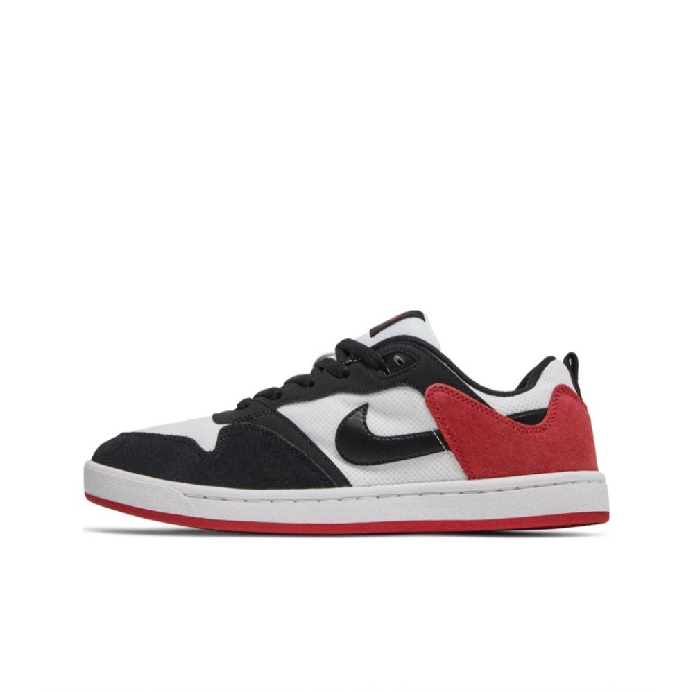 Nike SB Alleyoop 耐克简版DUNK复古黑红男休闲滑板鞋CJ0882-100 - 图3