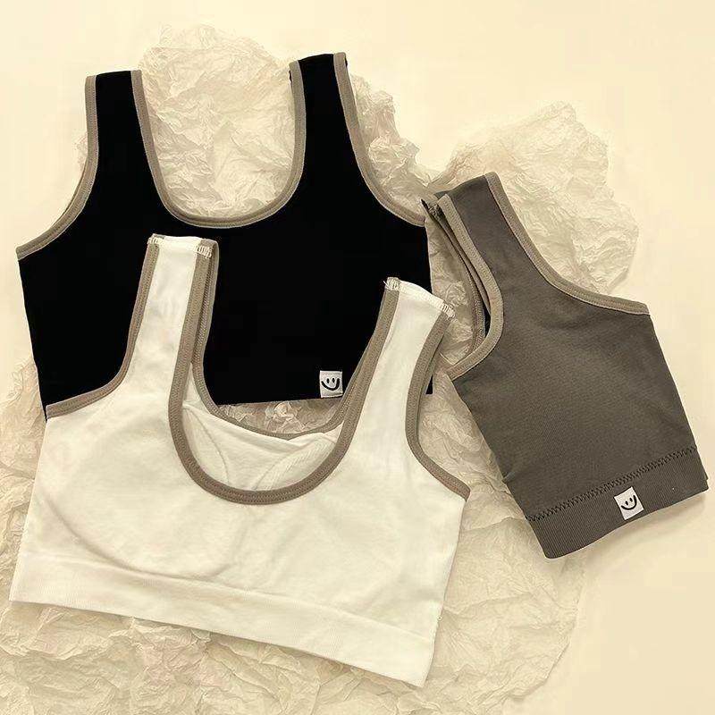 纯棉少女发育内衣女固定杯初高中学生运动背心吸汗透气无钢圈文胸,淘宝优惠券,粉丝福利购,淘宝优惠卷
