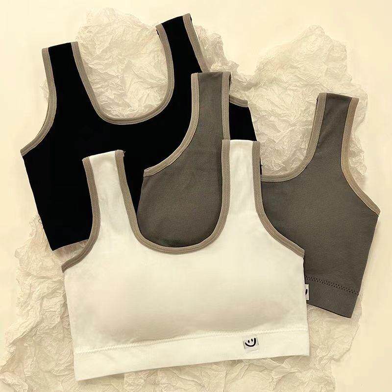 纯棉少女发育内衣女固定杯初高中学生运动背心吸汗透气无钢圈文胸,淘宝优惠券,粉丝福利购,淘宝优惠卷