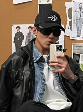 黑色户外登山男士气质运动太阳镜显瘦防紫外线复古墨镜开车镜痞帅