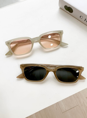 gm墨镜长方形小框凹造型防紫外线王鹤棣同款防晒男女个性太阳眼镜