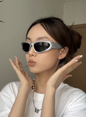 NOTSEASON未来感墨镜男士欧美Y2K辣妹超酷街拍防晒银色太阳眼镜女