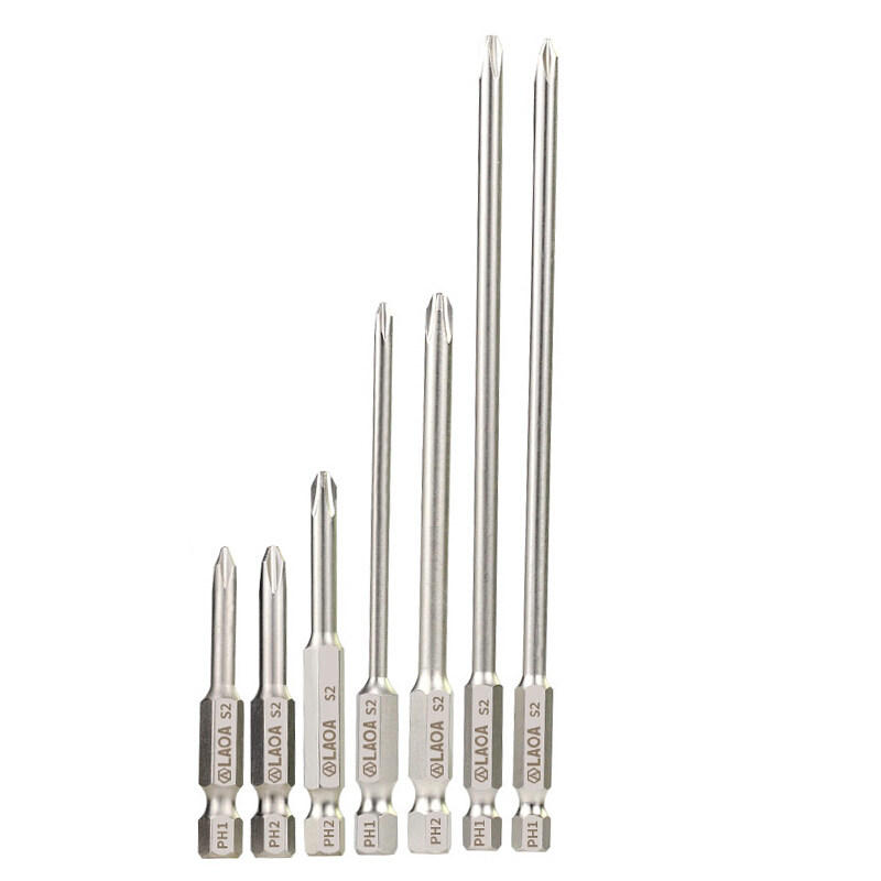 老A 加长单头十字批头磁性S2电动螺丝刀头电钻风批嘴高硬度起子头,淘宝优惠券,粉丝福利购,淘宝优惠卷